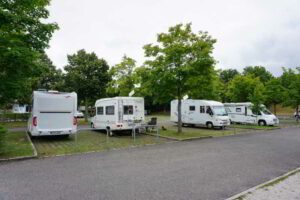 Wohnmobilstellplatz an der Schiffsanlegestelle