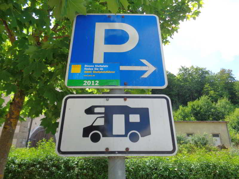 Wohnmobilstellplatz am alten Bahnhof Kastl