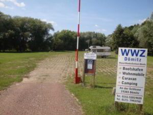 Wohnmobilstellplatz am Wasserwanderzentrum in Dömitz