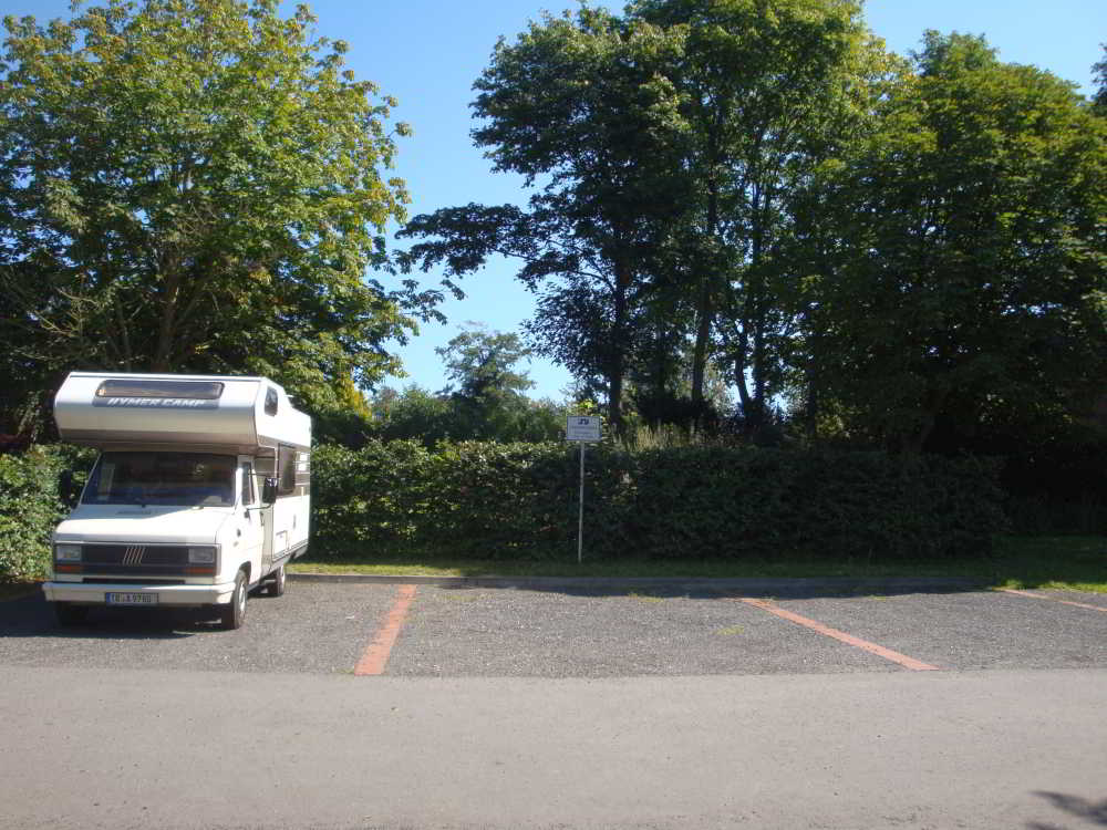 Wohnmobilstellplatz an der Prahmfähre