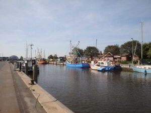 Wohnmobilstellplatz am Hafen in Friedrichskoog