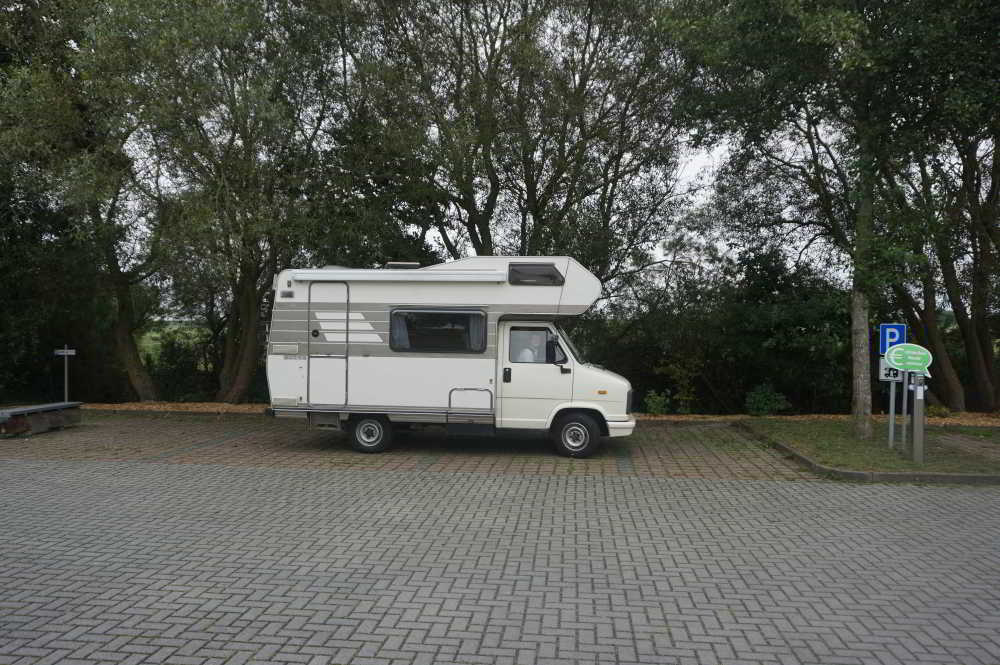 Wohnmobilstellplatz am alten Hafen in Dornum