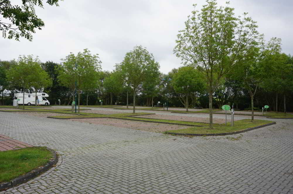 Wohnmobilstellplatz am alten Hafen in Dornum