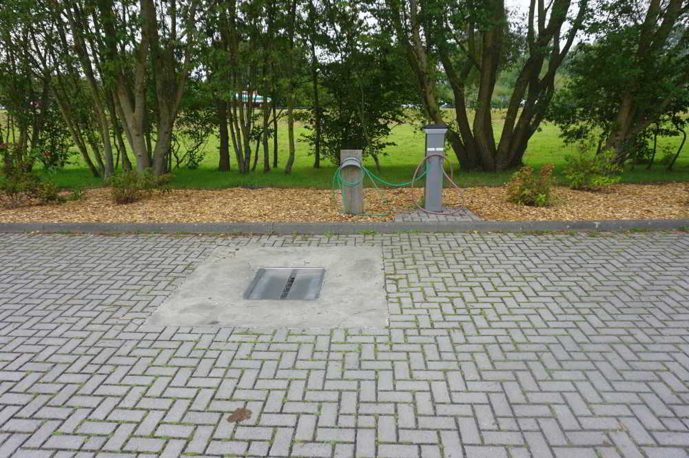 Wohnmobilstellplatz am alten Hafen in Dornum