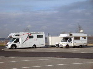 Wohnmobilstellplatz am Messegelände Stuttgart