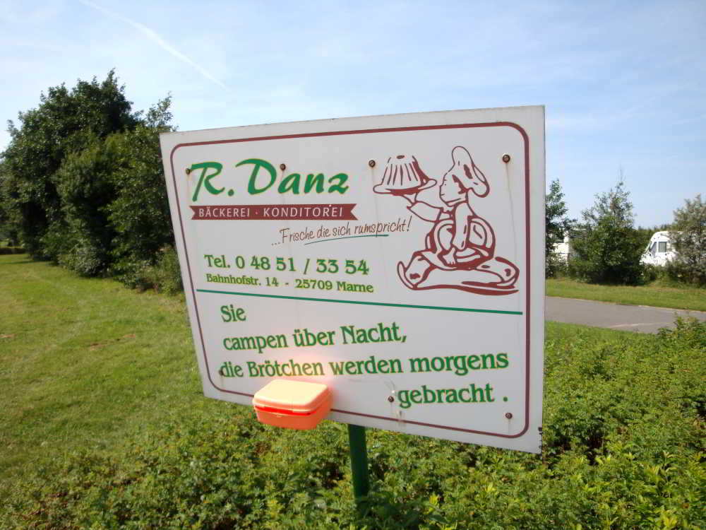 Wohnmobilstellplatz am P2 in Friedrichskoog