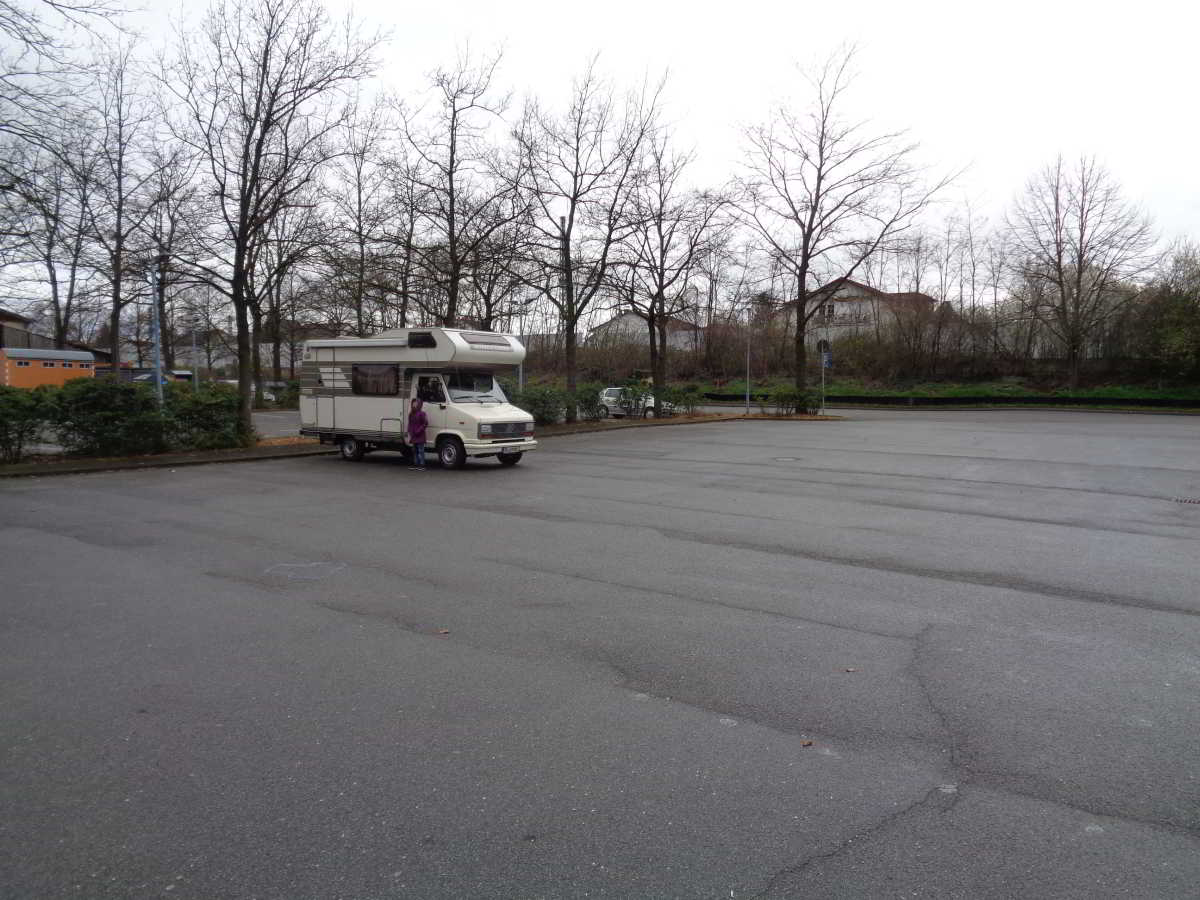 Wohnmobilstellplatz an der Melibokushalle