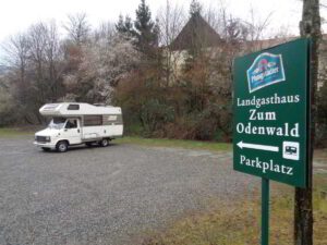 Wohnmobilstellplatz am Gasthaus Odenwald