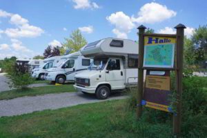 Wohnmobilstellplatz an der alten Brennerei