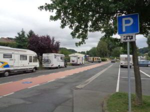 Wohnmobilstellplatz Parkplatz P7 in Pirna