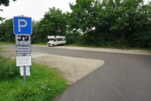 Wohnmobilstellplatz am Schiffsanleger