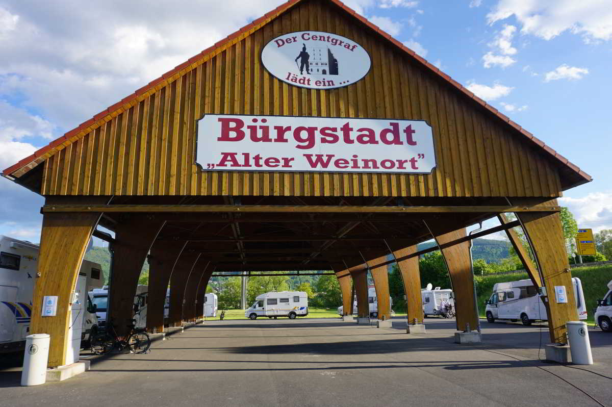 Wohnmobilstellplatz am Winzerfestplatz in Bürgstadt