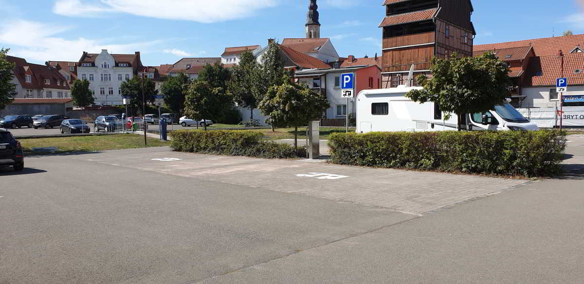 Wohnmobilstellplatz Engelsgarten in Mühlhausen