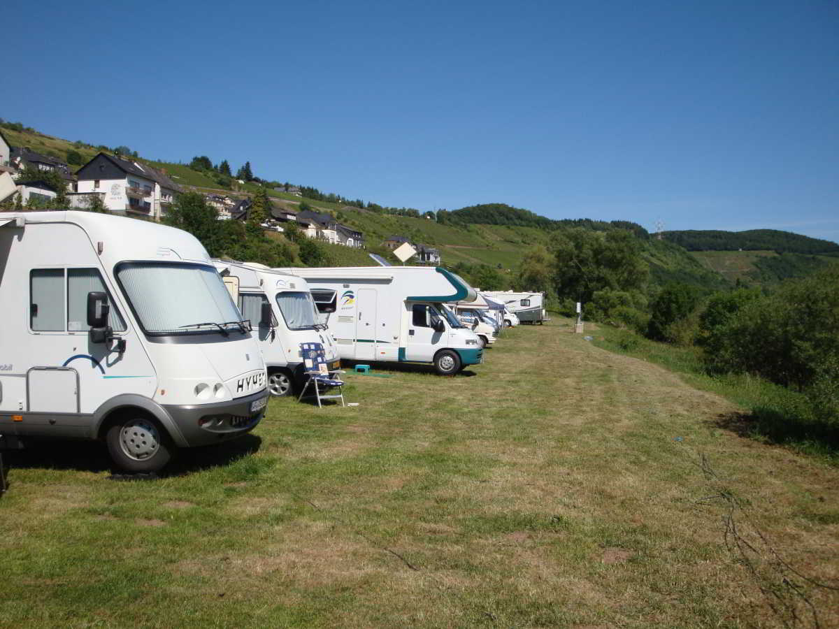 Wohnmobilstellplatz am Moselufer in Reil
