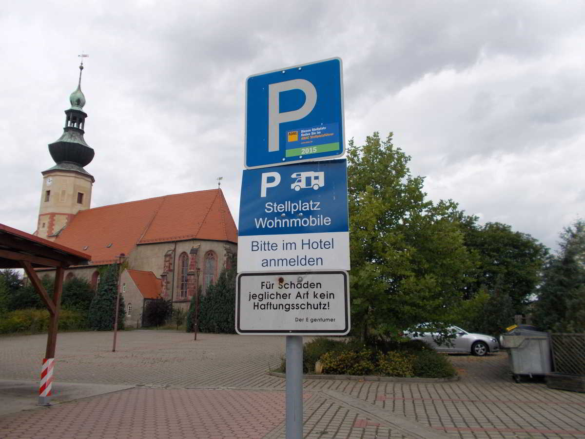 Wohnmobilstellplatz am Hotel Schlossblick