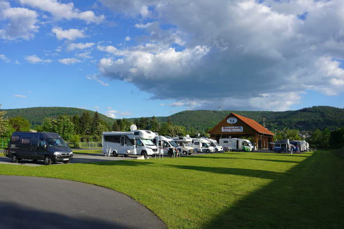 Wohnmobilstellplatz am Winzerfestplatz in Bürgstadt