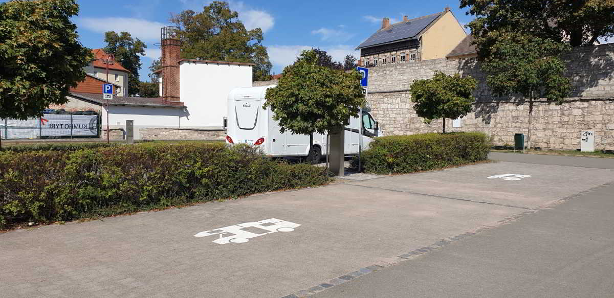 Wohnmobilstellplatz Engelsgarten in Mühlhausen