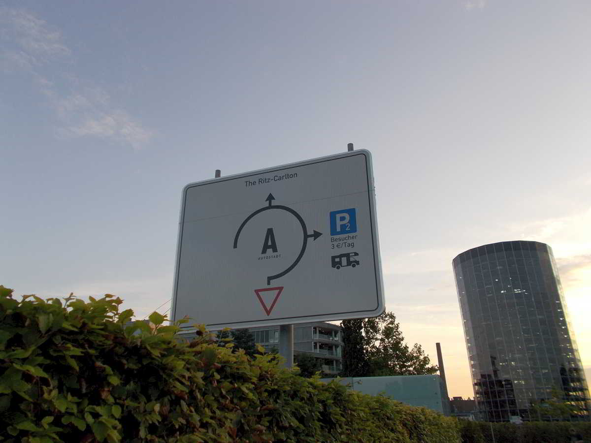 Wohnmobilstellplatz in der Autostadt