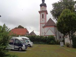 Wohnmobilstellplatz am Schloss Großlaupheim in Laupheim