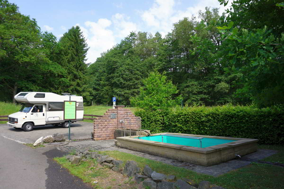 Wohnmobilstellplatz an der Kneippanlage in Eßweiler