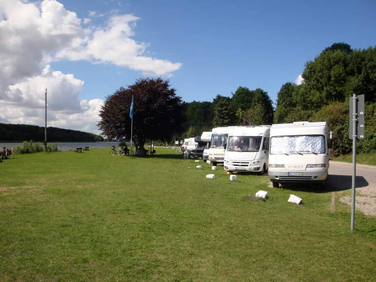 Wohnmobilstellplatz am Nord-Ostsee-Kanal