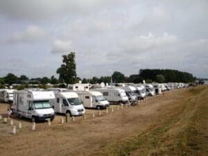 Wohnmobilstellplatz am Lensterstrand
