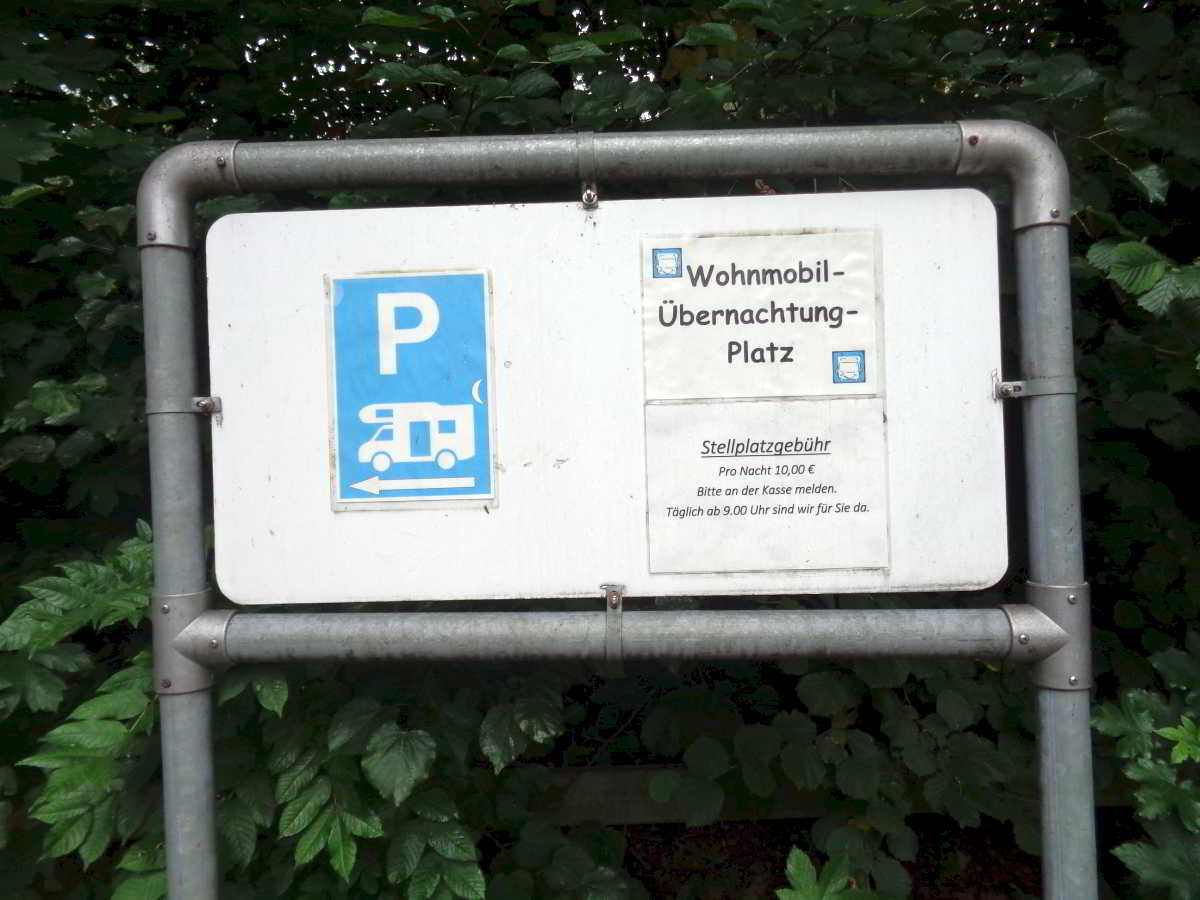 Wohnmobilstellplatz am Freizeitbad Billy