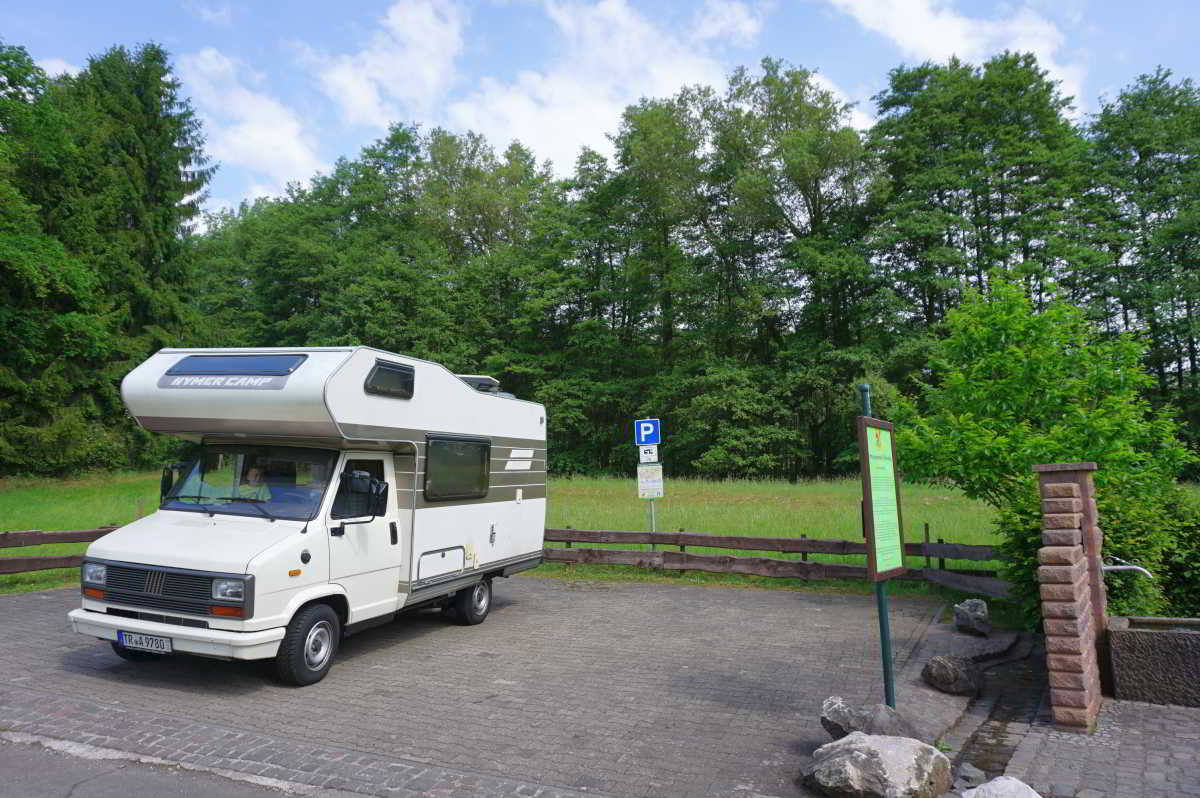 Wohnmobilstellplatz an der Kneippanlage in Eßweiler