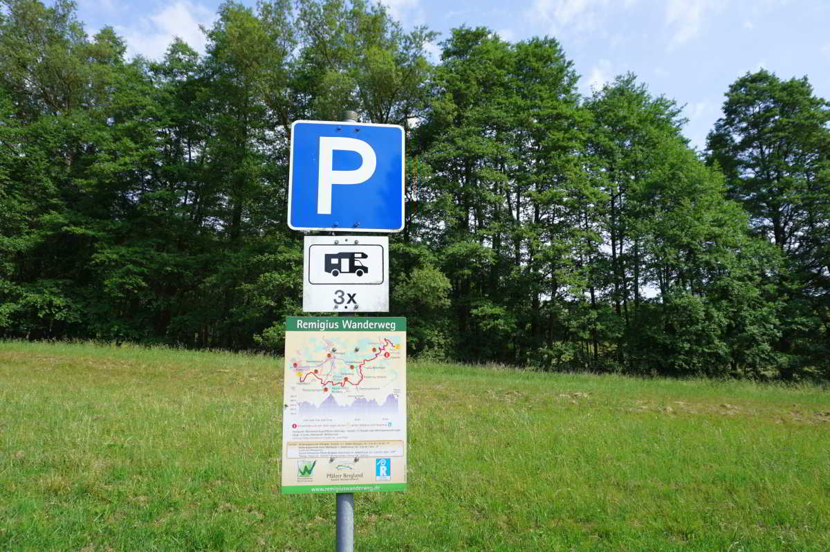 Wohnmobilstellplatz an der Kneippanlage in Eßweiler
