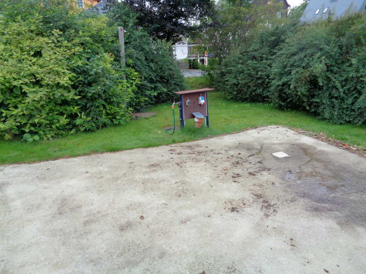 Wohnmobilstellplatz der Pension Annette