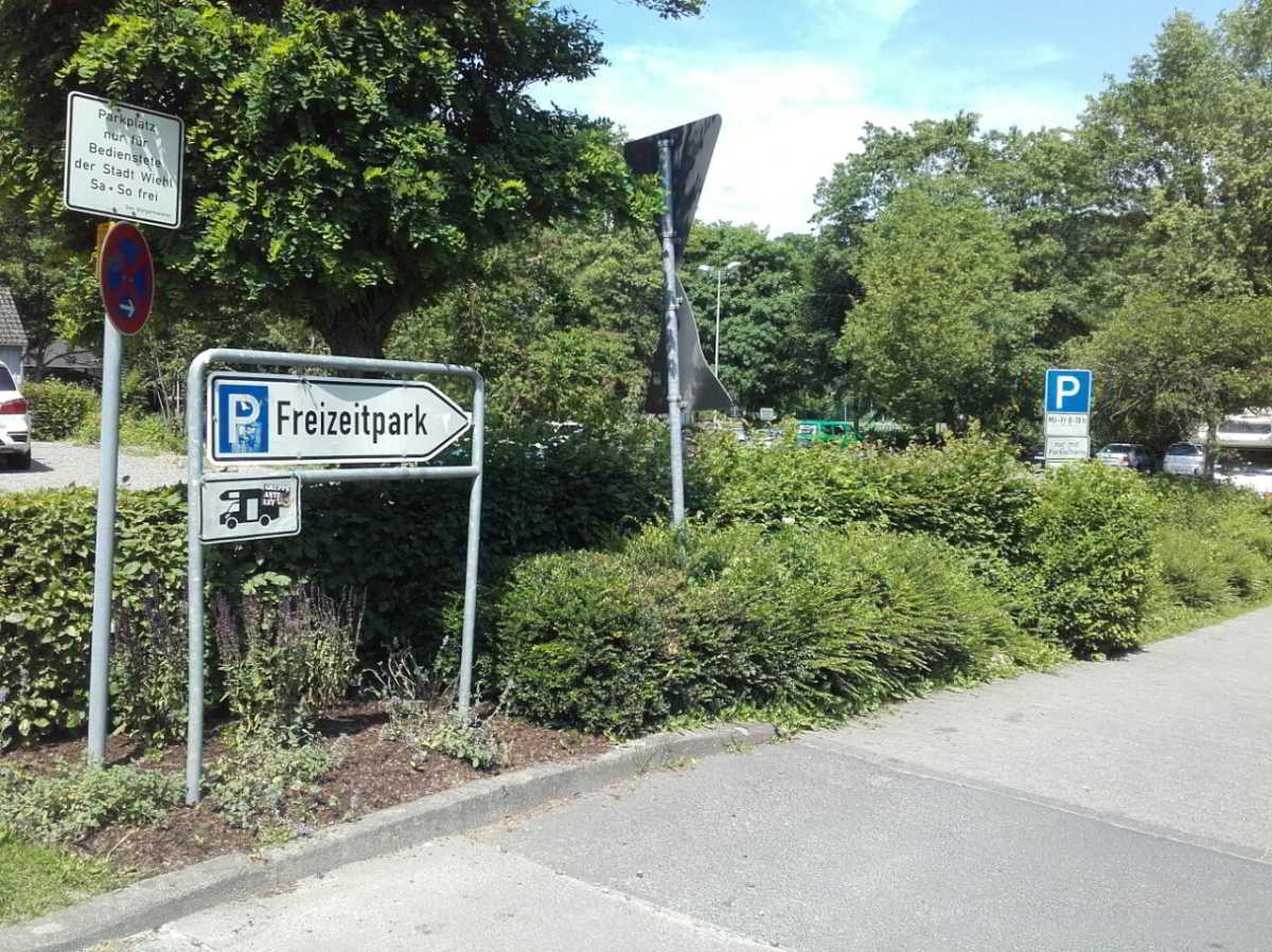 Wohnmobilstellplatz am Wiehlpark