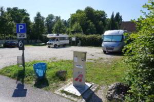 Wohnmobilstellplatz an der Fackelmann Therme