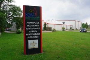 Wohnmobilstellplatz an der Sportwelt