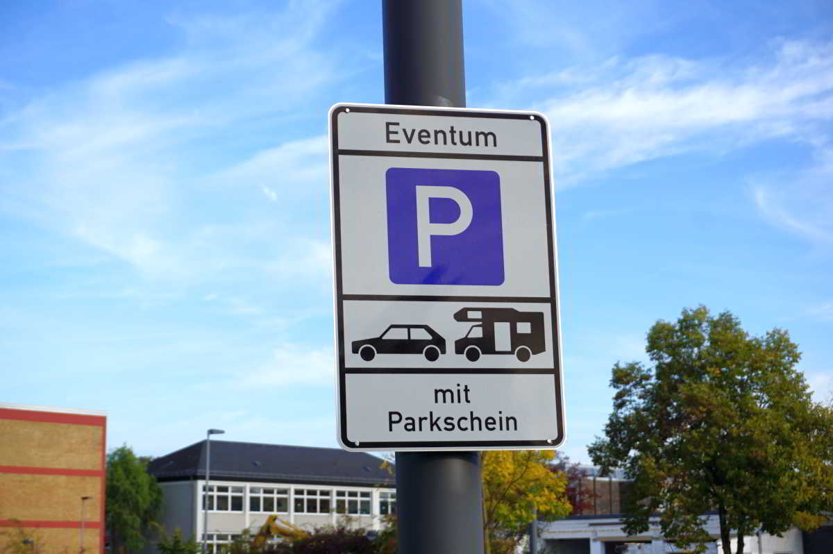 Wohnmobilstellplatz Parkplatz Eventum