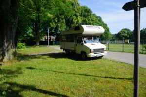 Wohnmobilstellplatz am Waldfreibad in Sögel