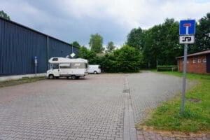 Wohnmobilstellplatz an der Emshalle in Salzbergen