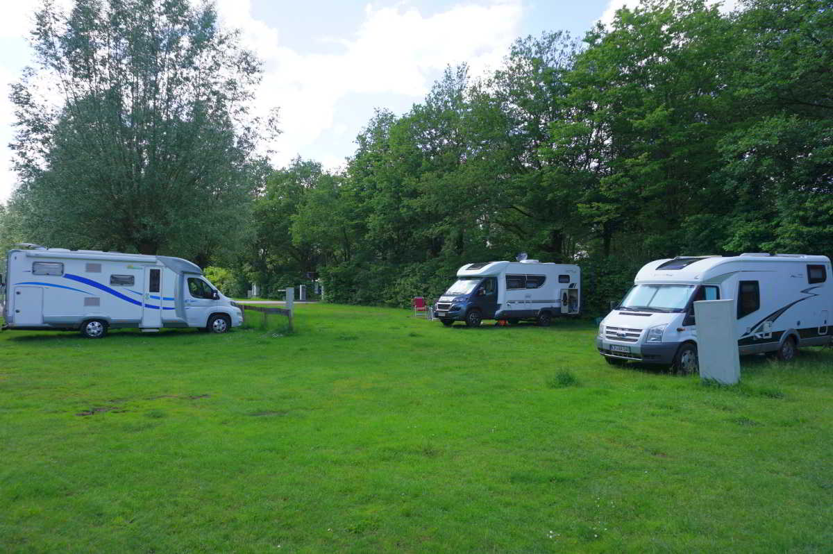 Wohnmobilstellplatz am Dreiländersee in Gronau