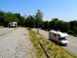 Wohnmobilstellplatz an der Schwaben-Therme