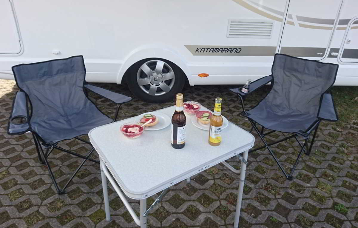 Wohnmobilstellplatz am Landhotel Trampe