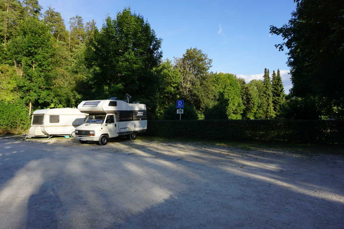 Wohnmobilstellplatz an der Lauchert