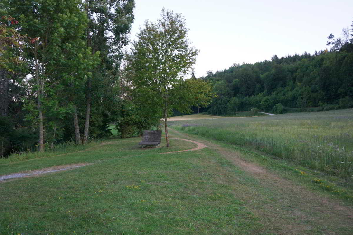 Wohnmobilstellplatz an der Lauchert