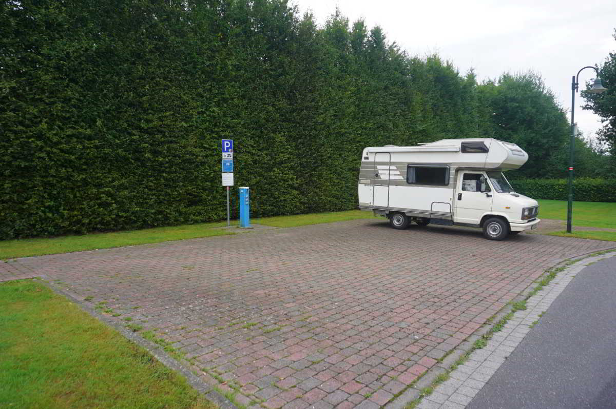 Wohnmobilstellplatz am Bahnhof Ahlhorn in Großenkneten