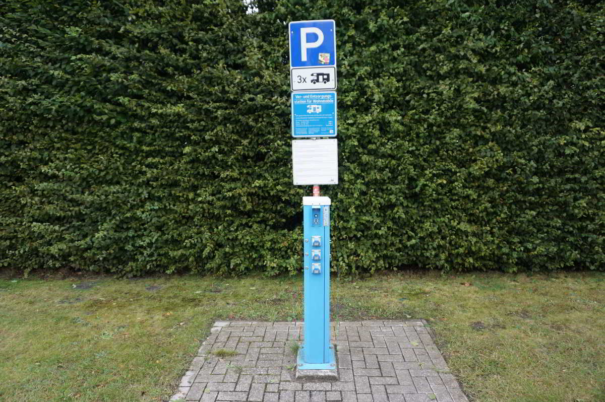 Wohnmobilstellplatz am Bahnhof Ahlhorn in Großenkneten