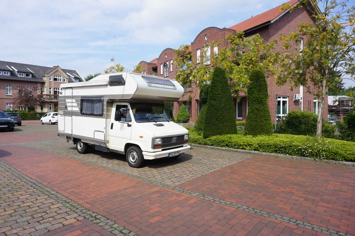 Parkplatz im Zentrum von Lastrup