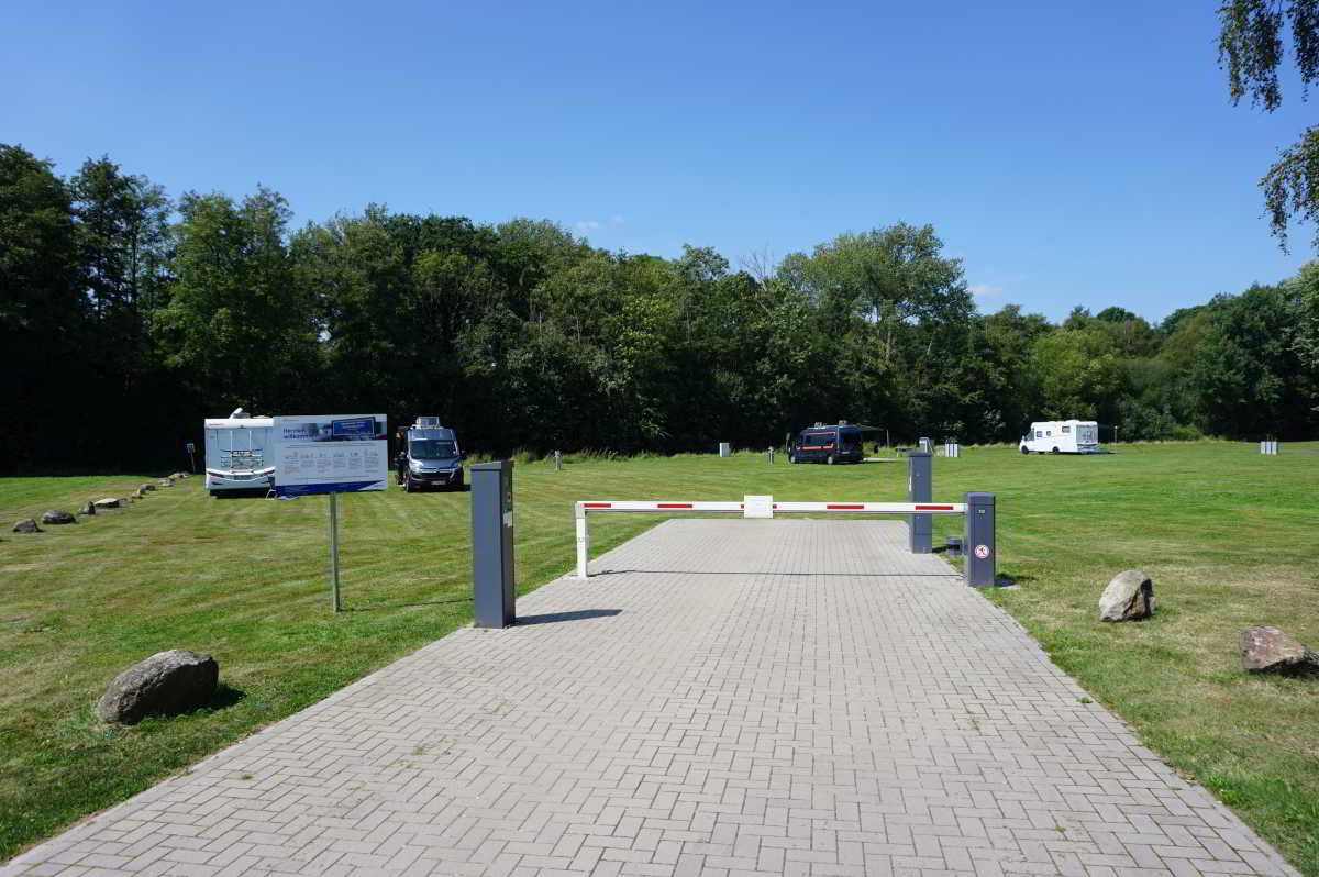 Reisemobilwiese am Hartensbergsee in Goldenstedt