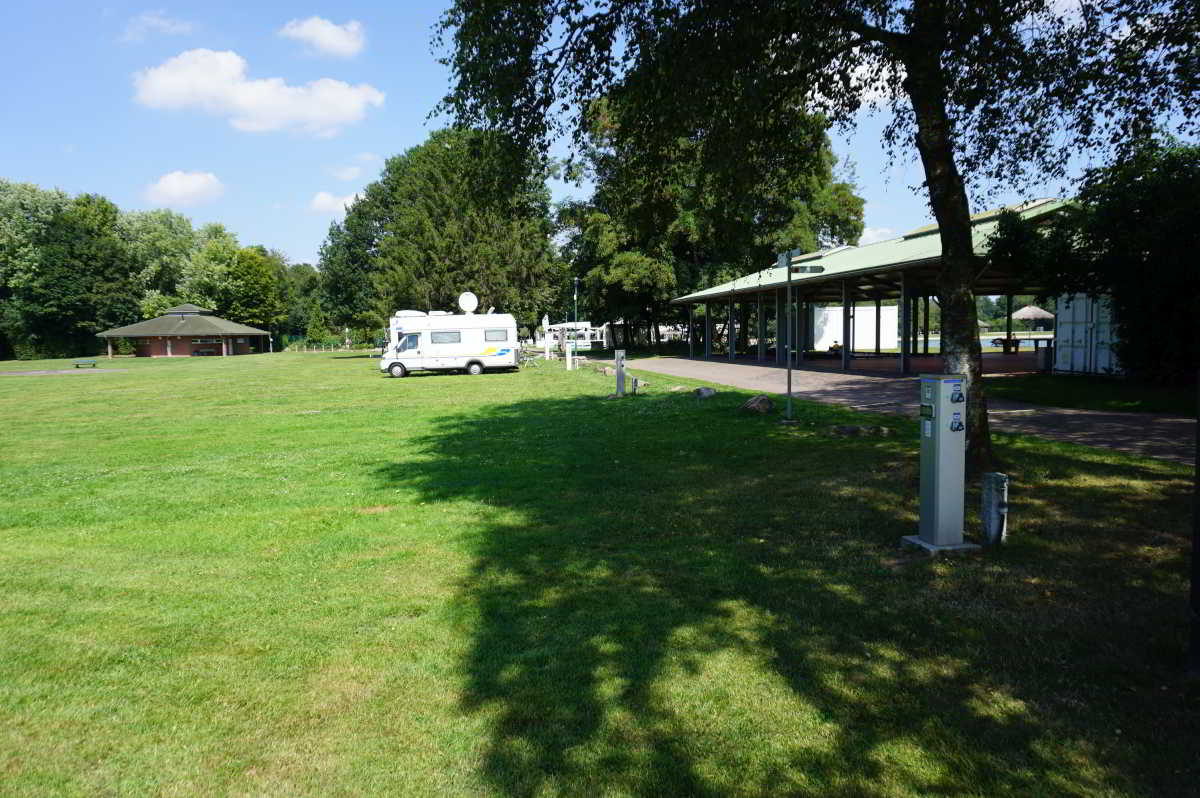 Reisemobilwiese am Hartensbergsee in Goldenstedt