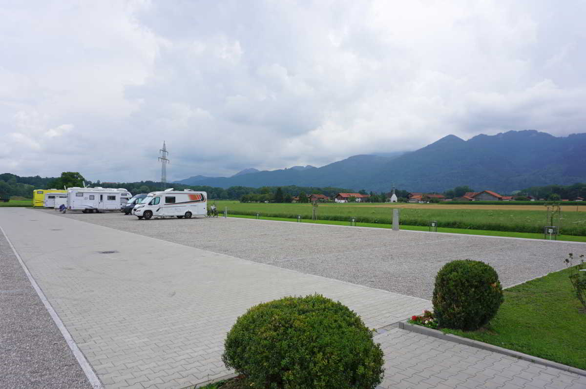 Wohnmobilstellplatz Steiner in Übersee am Chiemsee