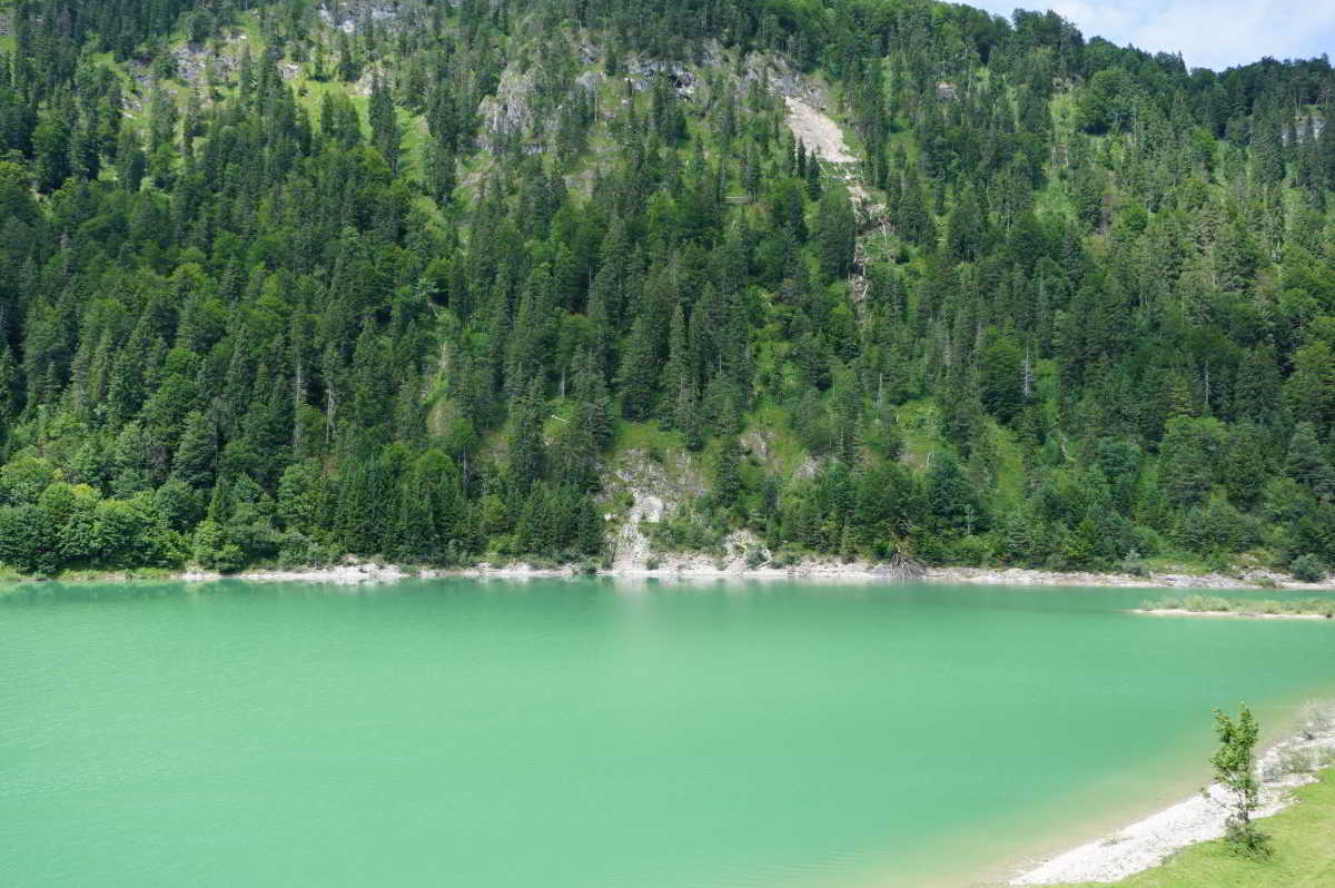 Wohnmobilstellplatz am Sylvenstein Stausee