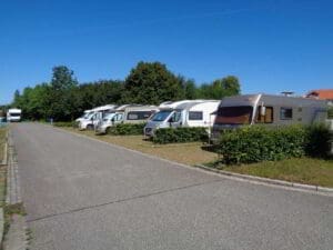 Wohnmobilstellplatz am Zierker See in Neustrelitz