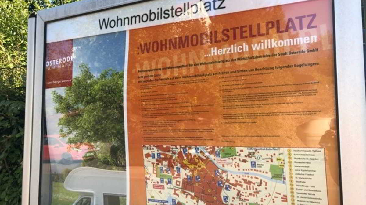 Wohnmobilstellplatz am ALOHA Erlebnisbad